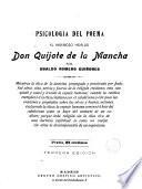 Psicología del poema El ingenioso hidalgo Don Quijote de la Mancha