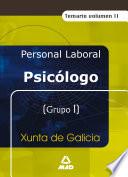 Psicólogo de la Xunta de Galicia
