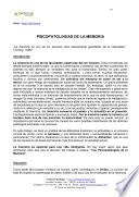 PSICOPATOLOGIAS DE LA MEMORIA