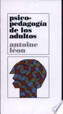 Psicopedagogía de los adultos