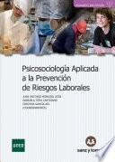 Psicosociología Aplicada a la Prevención de Riesgos Laborales
