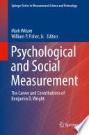 Psychological and Social Measurement