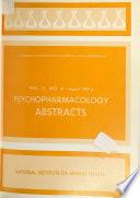 Psychopharmacology Abstracts
