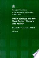 Public Services and the Third Sector