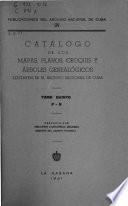 Publicaciones del Archivo Nacional de Cuba