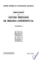 Publicaciones Del Centro Pirenaico de Biología Experimental
