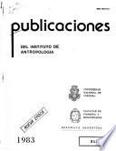 Publicaciones del Instituto de Antropología