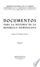 Publicaciones - Dominican Republic. Archivo general de la nación