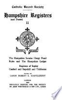 Publications of the Catholic Record Society