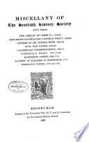 Publications of the Scottish History Society