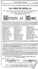 Publishers' Circular and Booksellers' Record of British and Foreign Literature