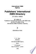 Publishers' International ISBN Directory