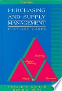 Purchasing and Supply Management