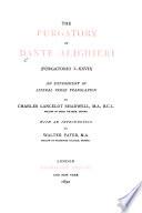 Purgatory: Purgatorio I-XXVII