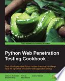Python Web Penetration Testing Cookbook
