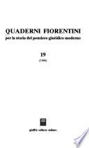 Quaderni fiorentini per la storia del pensiero giuridico moderno