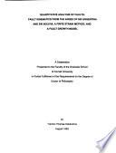 Quantitative Analysis of Faults