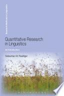Quantitative Research in Linguistics