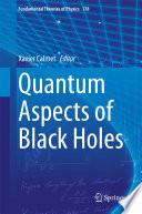 Quantum Aspects of Black Holes