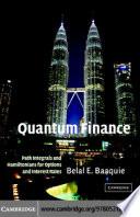 Quantum Finance