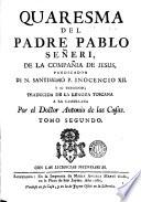 Quaresma del padre Pablo Señeri ...