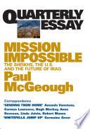 Quarterly Essay 14 Mission Impossible