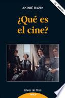 ¿Qué es el cine?