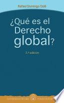 ¿Qué es el Derecho global?