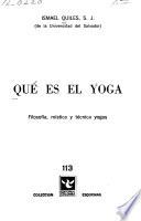 Qué es el yoga