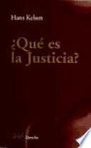 ¿Qué es justicia?