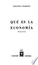 Qué es la economía
