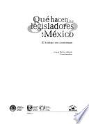 ¿Qué hacen los legisladores en México?