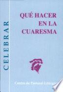 Qué hacer en Cuaresma