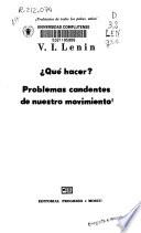 ¿Qué hacer?