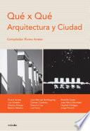 Qué por qué arquitectura y ciudad