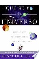 Que Se Yo del Universo