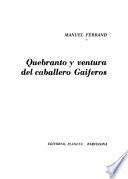 Quebranto y ventura del caballero Gaiferos