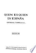 Quién es quién en España