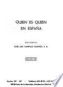 Quién es quién en España
