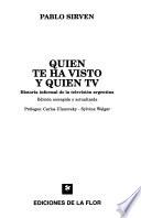 Quien te ha visto y quien TV