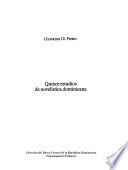 Quince estudios de novelística dominicana