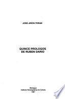 Quince prólogos de Rubén Darío