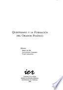 Quintiliano y la formación del orador político
