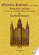 Quintin Rufiner (1871-1956): biografia y analisis de la obra de un modesto organero vallisoletano