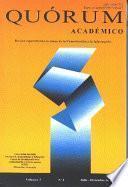 Quórum Académico. Volumen 2, número 2
