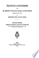 Raccolta dei trattati e delle convenzioni conchiuse fra il regno d'Italia ed i governi esteri ...