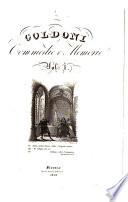 Raccolta delle commedie e memorie di Carlo Goldoni in quattro volumi