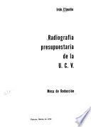 Radiografía presupuestaria de la U. C. V.