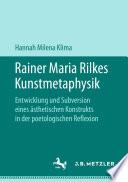 Rainer Maria Rilkes Kunstmetaphysik