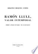 Ramón Llull, valor intemporal